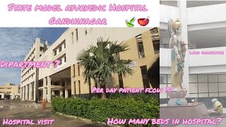 State model ayurvedic hospital Gandhinagar SMIAS Hospital visit of our hospital viralvideo video [upl. by Anelegna]