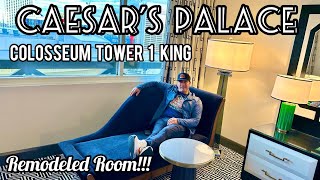 Newly Remodeled Caesars Palace Colosseum Tower One King [upl. by Magas]