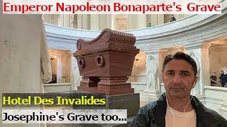 Emperor Napoleon Bonapartes Grave Hotel Des Invalides Paris France Joséphines grave too😩 [upl. by Brathwaite]