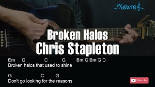 Chris Stapleton  Broken Halos Guitar Chords Lyrics [upl. by Guod]