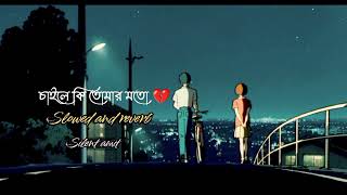 Chaile ki tomar moto slowed and reverb  lofi song  Arman Alif  silent amit  চাইলে কি তোমার মতো [upl. by Leyameg647]