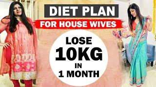 Diet Plan For Fast Weight Loss Housewives Diet Plan  Lose 10Kgs In 30 Days DrShikha Singh [upl. by Adnalro]