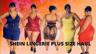 SHEIN LINGERIE HAULPLUS SIZE LINGERIE HAUL shein sheinhaul tryonhaul lingeriehaul [upl. by Bozuwa]