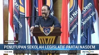 Penutupan Sekolah Legislatif Angkatan ke4 Partai NasDem [upl. by Ebbarta]