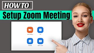 How to set up a zoom meeting and invite others 2024 [upl. by Aveneg]