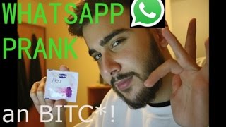 WHATSAPP PRANK AN EINE BITC 30 endet krass geil l Farid Bang  Keine Träne lyrics [upl. by Cinda]