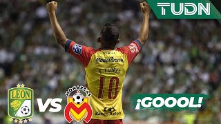 ¡Golazo de Flores Joya del peruano  León 1  2 Morelia  Liga Mx  AP 19  Cuartos de final  TUDN [upl. by Legin]