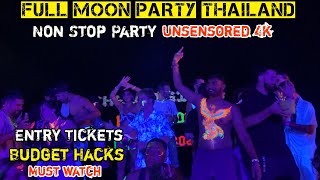 World Famous Full Moon Party in Thailand Complete Guide  Unsensored Full Moon Party Koh Phangan 🔥 [upl. by Fira]