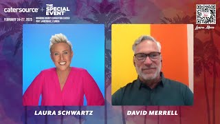 Laura Schwartz previews the 2025 Catersource  The Special Event Show with David Merrell of AOO [upl. by Eagle]