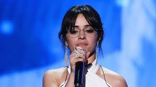 Camila Cabello Honors Dreamers amp Gives TOUCHING Speech At 2018 Grammys [upl. by Nodnal]