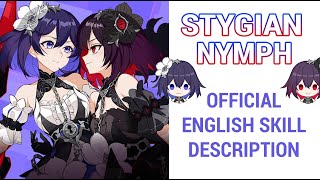 Honkai v35  Stygian Nymph Official English Skill [upl. by Brasca]