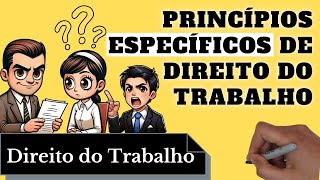 Princípios Específicos de Direito do Trabalho Resumo Completo [upl. by Ydisac]