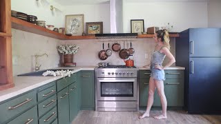 DIY Small Kitchen Remodel  Before and After Kitchen Makeover [upl. by Ladnyc730]