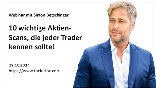 10 wichtige Aktienscans die jeder Trader kennen sollte [upl. by Cavanaugh379]