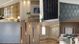 Latest modern wall panels designing ideas homedecor [upl. by Naujej]