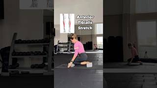 ✅Prevent SHIN SPLINTS with this stretch for anterior tibialis stretching running [upl. by Dory]