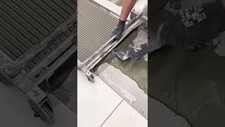 Laying process of cement stabilized layer for floor tiles [upl. by Ramsden]