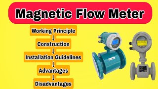 Mag Flow Meter Working Principle Magnetic Flow meter working [upl. by Jyoti]