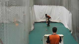 Kane Williamson batting at indoor nets I New Zealand [upl. by Enimajneb]