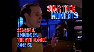 Star Trek Moments TNG  The Nth Degree  S04E19 · Stardate  447042  HD [upl. by Inman]