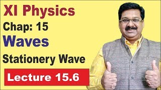 NCERT XI Physics Chap156  Stationary Waves  Production of Stationary wave  Waves [upl. by Sosanna]