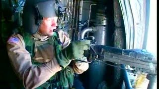 M60 Machine Gun Live Fire From Chinook Helicopters [upl. by Neelac118]