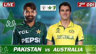 PAKISTAN vs AUSTRALIA 2nd ODI MATCH LIVE COMMENTARY  Adelaide  PAK vs AUS LIVE  aus 1 wkt [upl. by Tomkins]