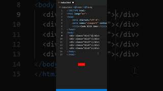 Create multiple div in one second👀 subscribehtml coding [upl. by Onabru]