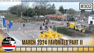 Railcam March 2024 Favorites Part II 302 [upl. by Elleuqram]