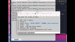 fix flutter error  zsh command not found flutterfire  Firebase  mac [upl. by Cordelia463]