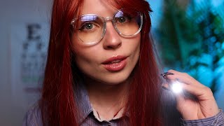 ASMR Detailed Eye Exam Vision Tests Color Blindness Light Triggers  Medical Doctor Roleplay [upl. by Asseral]