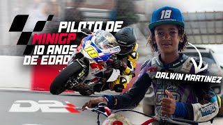 ⚠️CON SOLO 10 AÑOS PILOTO PROFESIONAL • DALWIN MARTINEZ MINIGP ⚠️ [upl. by Alfi904]