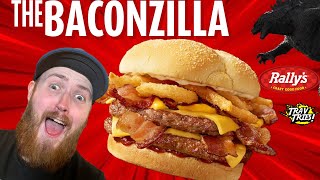 Rally’s® Checkers® BACONZILLA 🥓 🍔 Is it still good [upl. by Henryetta]