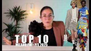 La MODA si è fatta TROPPO SERIA Top 10 della MILANO Fashion Week PE 25 [upl. by Rothberg]