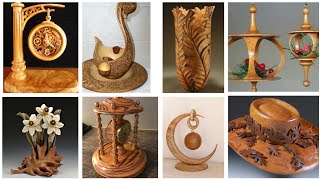 Top 5o Beautiful ideas and models of small projects and wooden artwork for your inspiration [upl. by Ahsemrak]