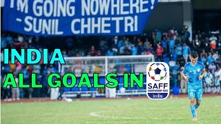 India all goals in SAFF CHAMPIONSHIP 2023  india football [upl. by Peyter]