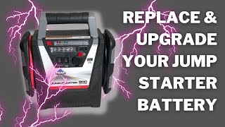 Replace amp UPGRADE Jump Starter Battery Backup Pack – StepbyStep DIY – Super Easy – Save Money [upl. by Nancey]