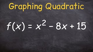 Learn how to graph a quadratic [upl. by Chainey401]