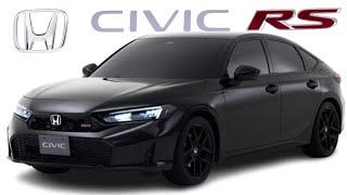 Honda Civic RS Revealed and Will Sit Under the Type R [upl. by Naillimxam]