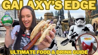 Star Wars Galaxys Edge ULTIMATE Foodie Guide  Disney World 2024 [upl. by Llenral826]