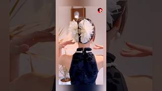 Beautiful hair styles for girls ✨ hair accessories shortvideo haircliphairdo hairstyles foryou [upl. by Yxel924]