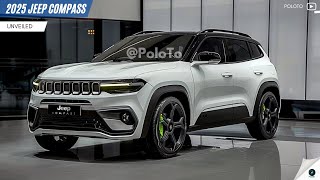 New 2025 Jeep Compass Unveiled  to be a competitive choice in its segment [upl. by Etsirhc]