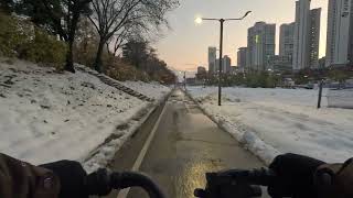 112824 Winter Bike Ride [upl. by Aicek]