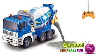 Xe ô tô trộn bê tông điều khiển từ xa  Concrete mixer trucks remote control dochoihanquocvn [upl. by Dewayne]