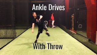 Ankle Drives with Throw  Baseball Rebellion [upl. by Annavoj]