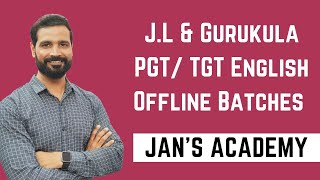 Gurukula English Pgt  Tgt English amp JL English Classes jansenglishacademy [upl. by Leiad983]