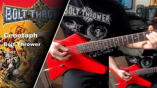 Bolt Thrower  Cenotaph  Guitar Cover Tabs [upl. by Ainod]