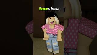 BORCUNU ÖDEMEYEN KIZ 😂 shorts roblox brookhaven [upl. by Enialed982]