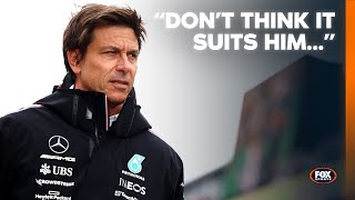 Toto Wolff opens up on what life without Lewis Hamilton will be like 👀🏎️  Aus GP 🏁  Fox Motorsport [upl. by Whorton439]