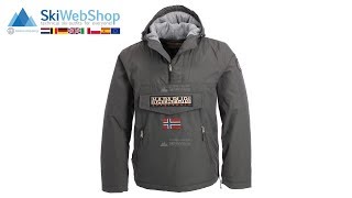 Napapijri Rainforest Pocket grey  Winter jacket men  SkiWebShop [upl. by Eisnil431]